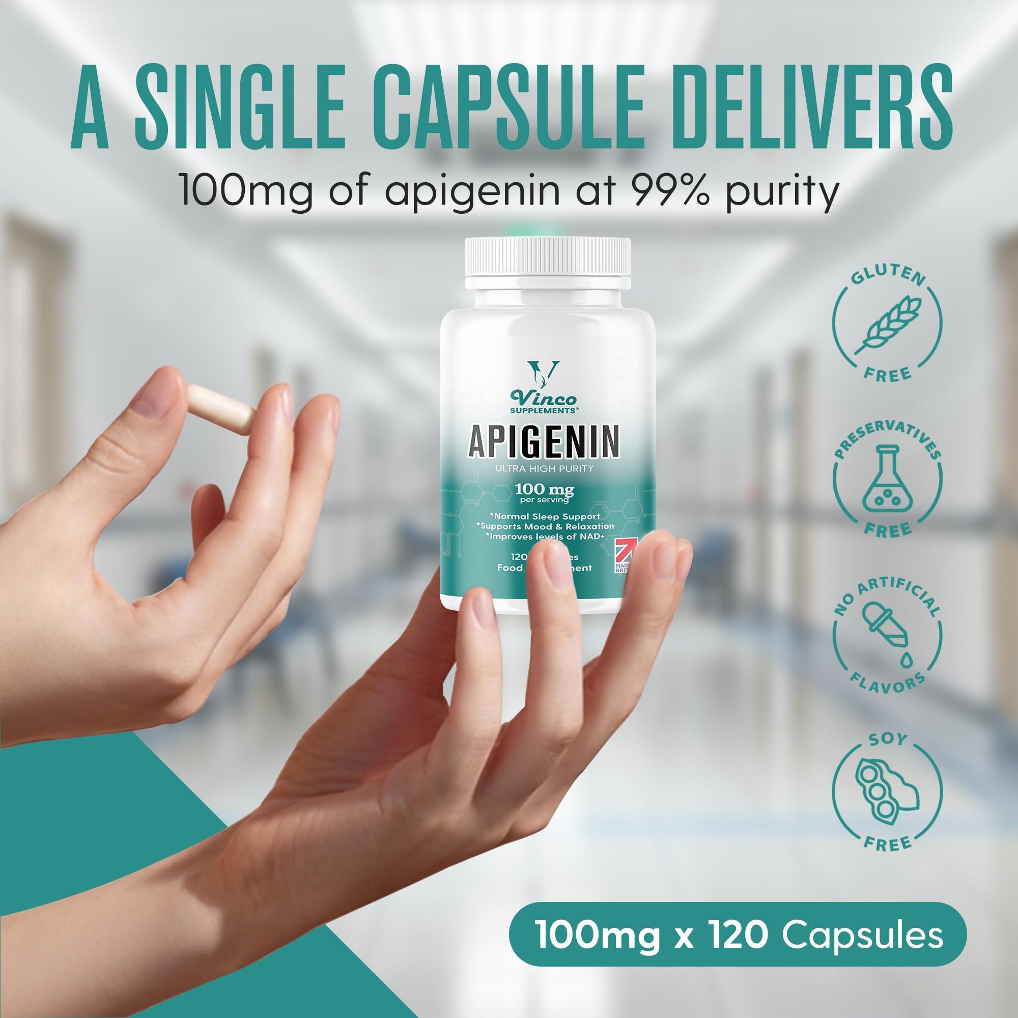 Vinco Apigenin 100mg Supplement